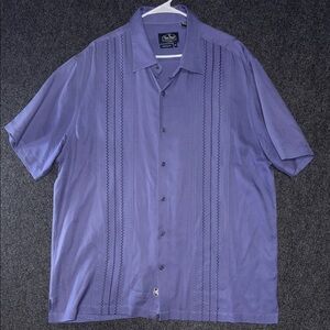 Nat Nast Men's Blue  Casual Button Down Shirt